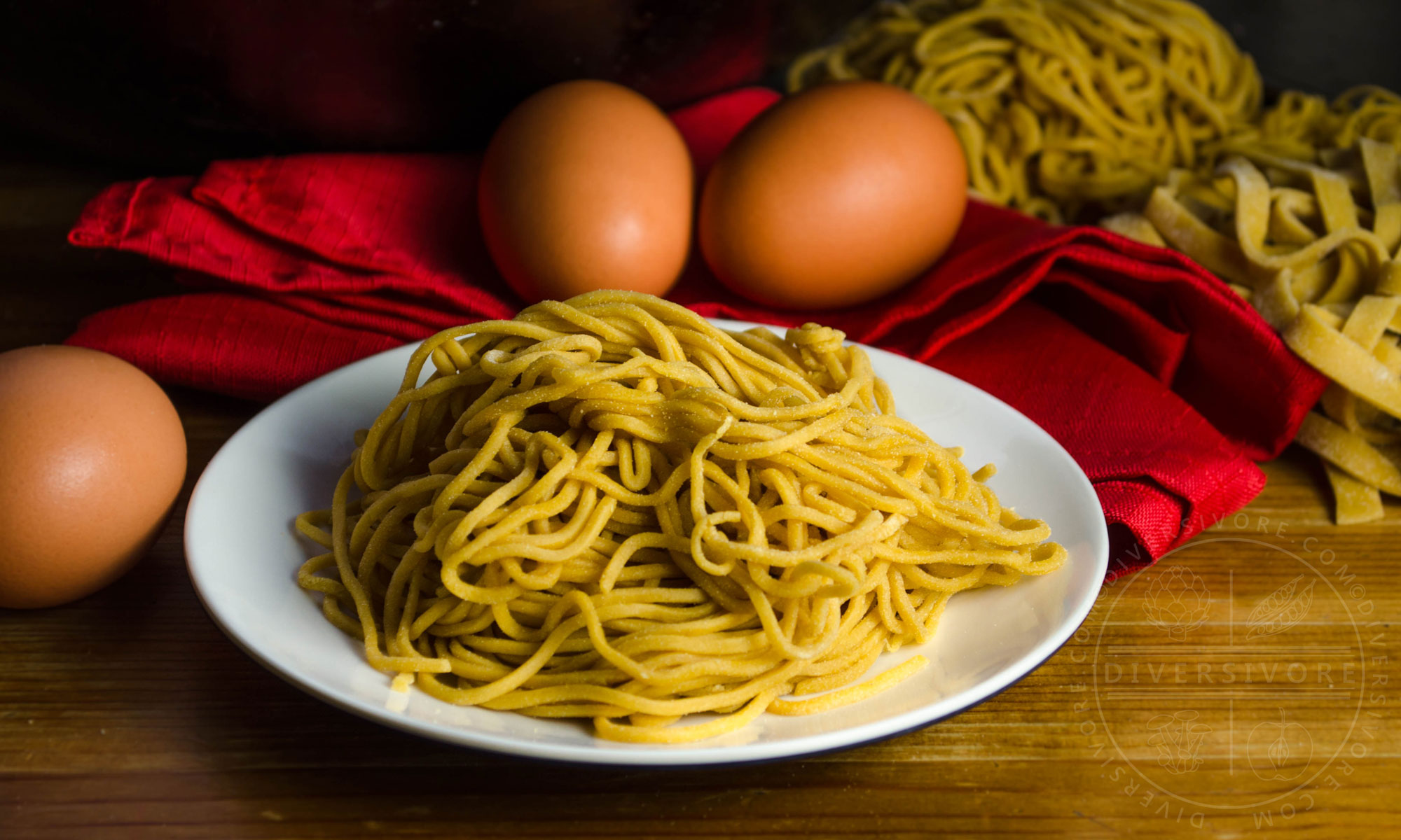 Homemade Chinese Egg Noodles Diversivore