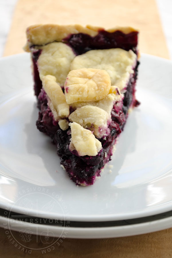 Cherry-Blueberry Pie & Shortcrust Recipe